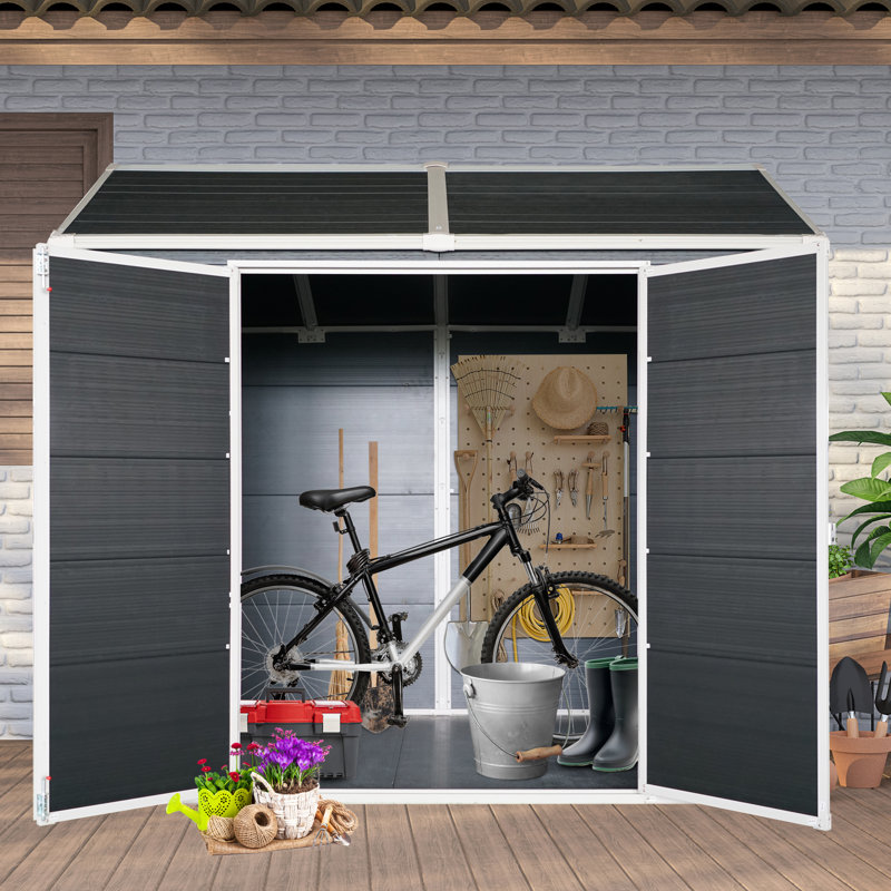 8 ft. W x 4 ft. D Storage Shed(Random shipment of new and old items)