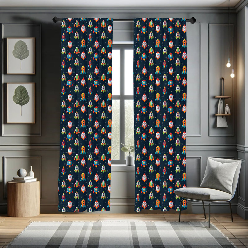 Semi-Sheer Rod Pocket Sliding Panel, 28" x 95"