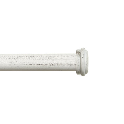 Topper 1" Adjustable Iron Single Curtain Rod