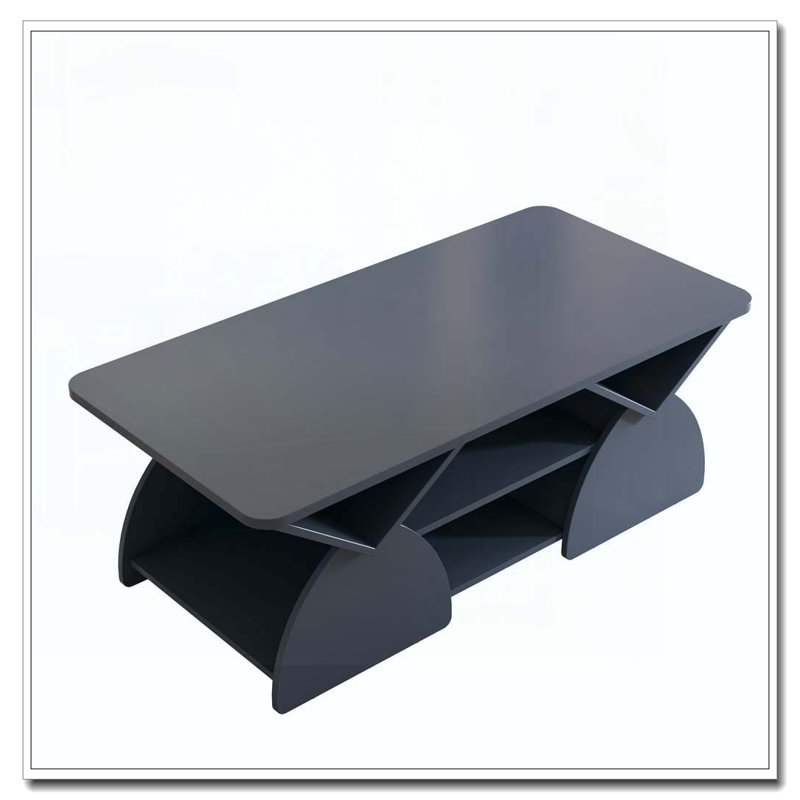 Rectangular Coffee Table For Living Room, Blue