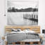Tapisserie panoramique en bois avec pont sur la mer à Coniston-28488016