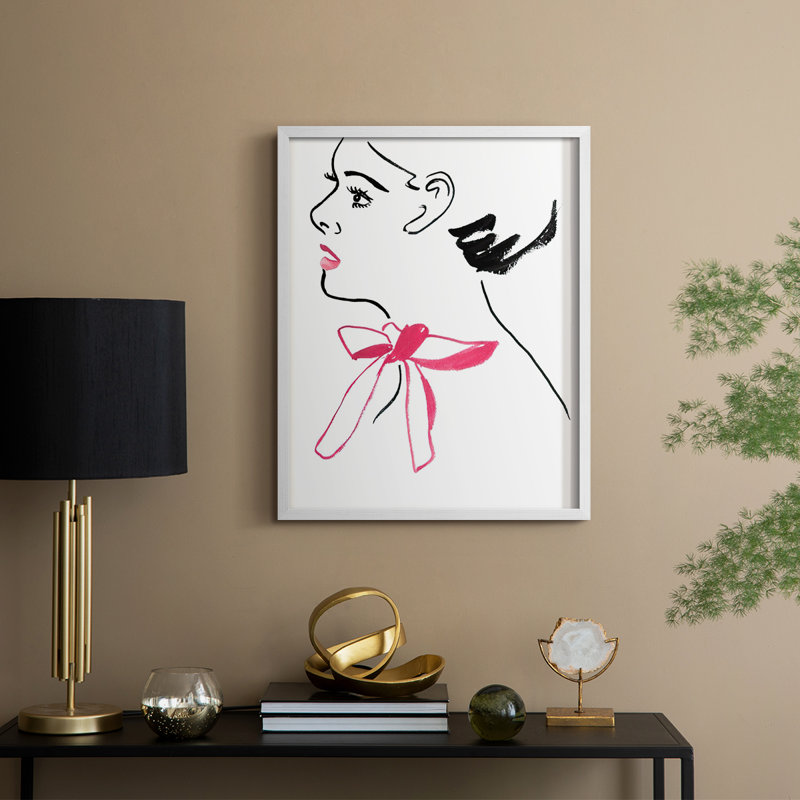 «BlossomI», reproduction encadrée - bois massif, H 30 po x l 24 po, Blanc
