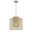 Luminaire suspendu tambour 1 lumière Aretha Karlie-172102250