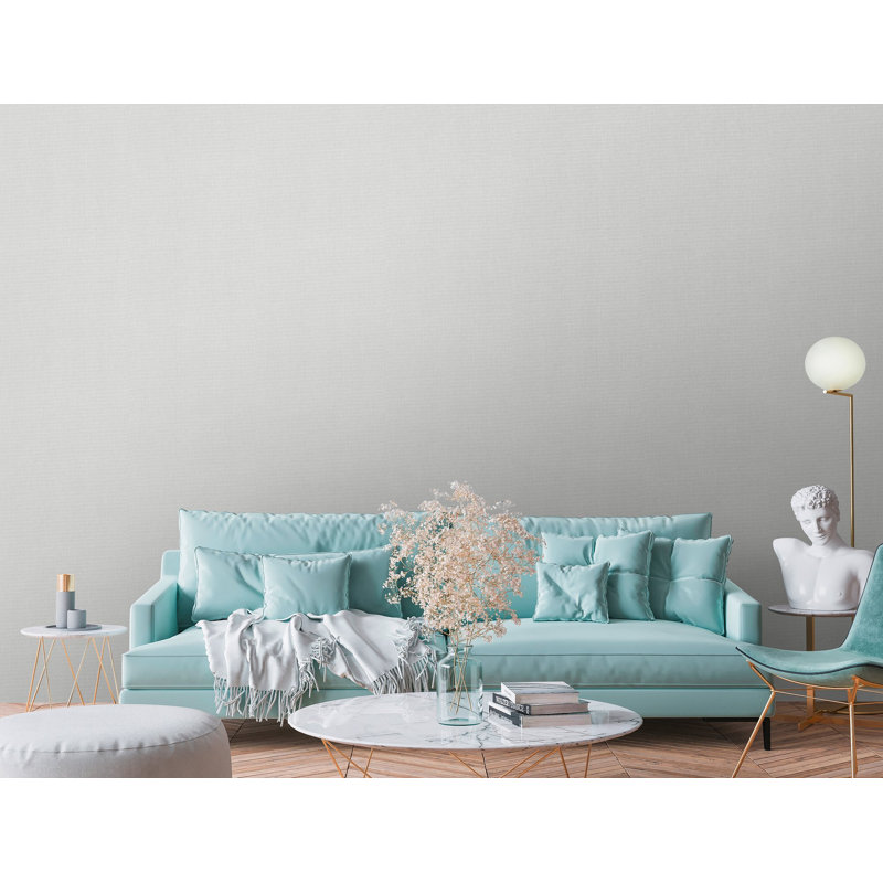 Rahnuma 10.05m x 53cm Matte Double Roll, Light Grey