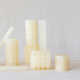 Unscented Hobnail Taper Candles