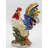 Fine Ceramic Small Country Rooster Figurine - 10 7/8"H