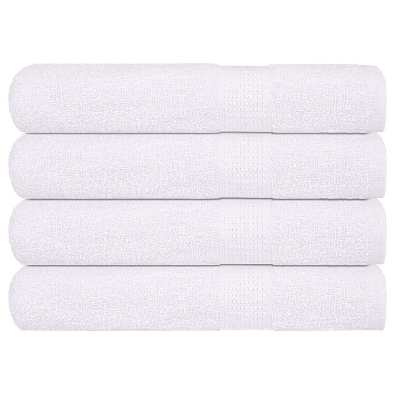Jeeves 100% Cotton Bath Towel, White