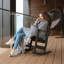 Chaise berçante d'extérieur Bertsche-103683003-76438746