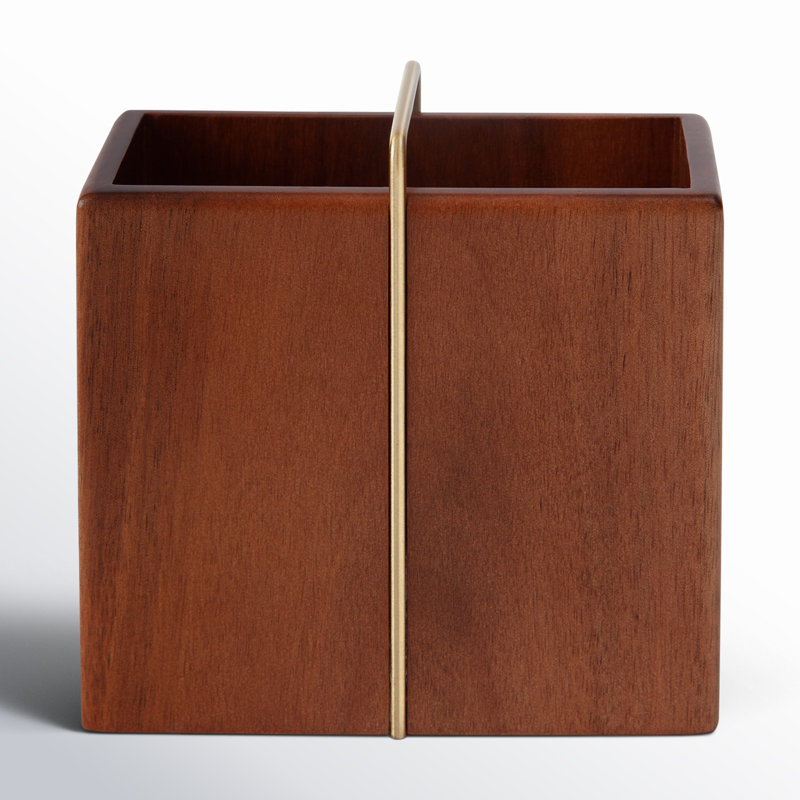 Earhart Wood Toothbrush Holder