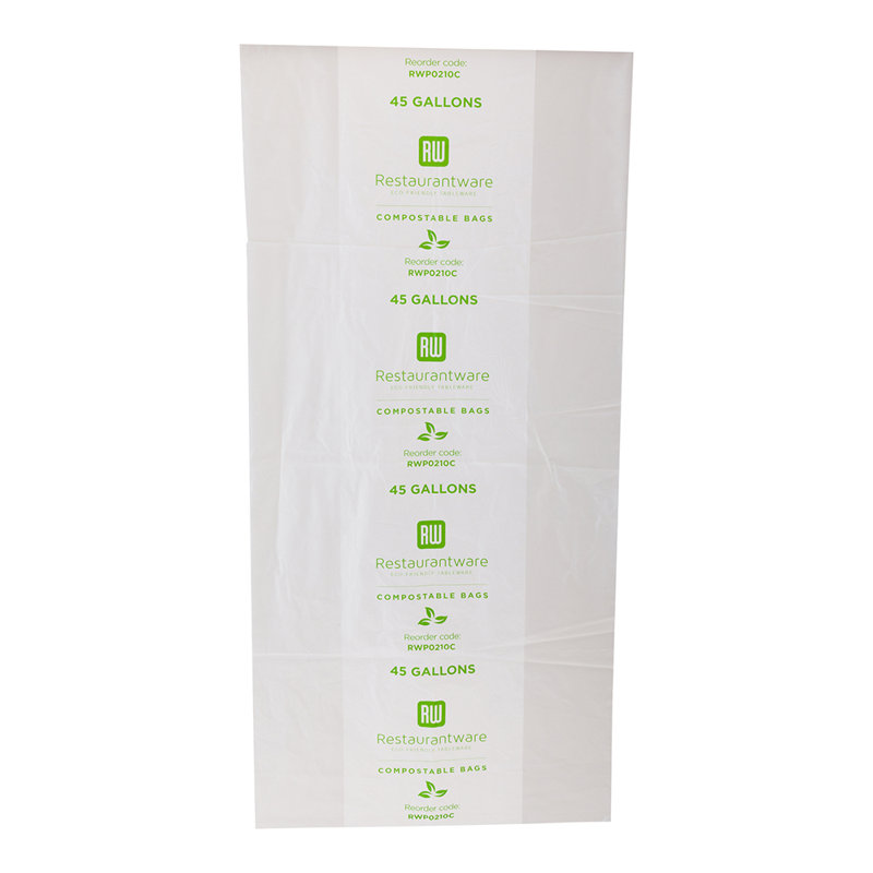 Sac poubelle en plastique, H 50 po x l 23,2 po x P 0,03 po