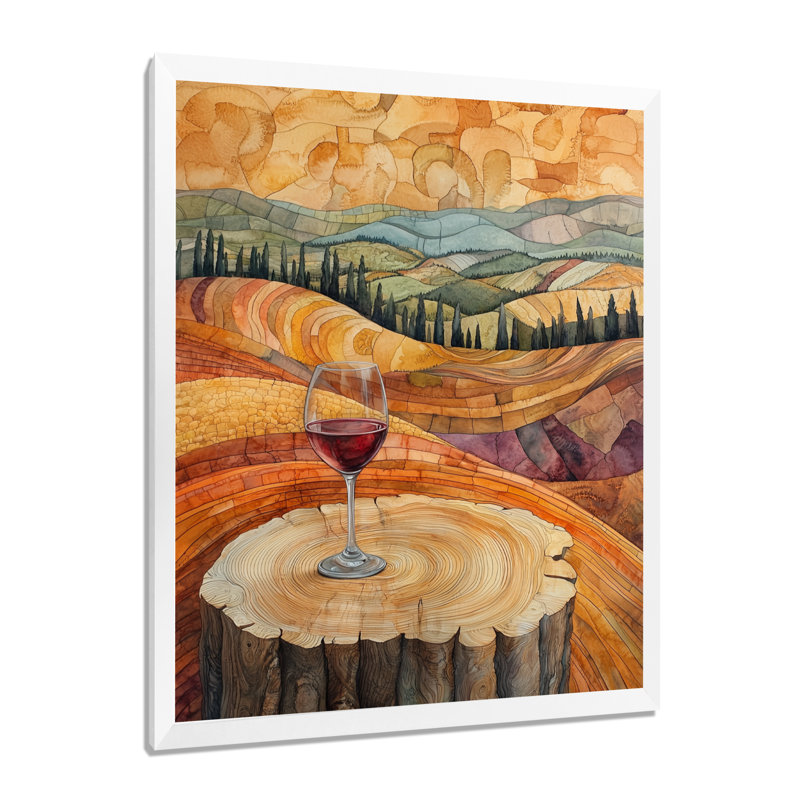 Gracilyn II - paysages, art mural sur toile, H 20 po x l 12 po, Reproduction encadrée d'une seule photo, Blanc