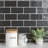 Chester Series 3" x 6" Ceramic Subway Wall Tile in Black