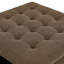 Square Storage Ottoman Coffee Table, Small Space Upholstered Footstool with Hidden Storage-1220447427