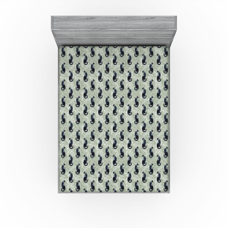 Drap-housse pour chat Ambesonne, Drap-housse de taille très grand