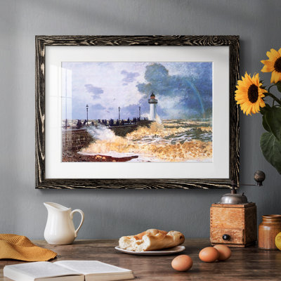 " The Jetty At Le Havre, 1868 " Painting Print