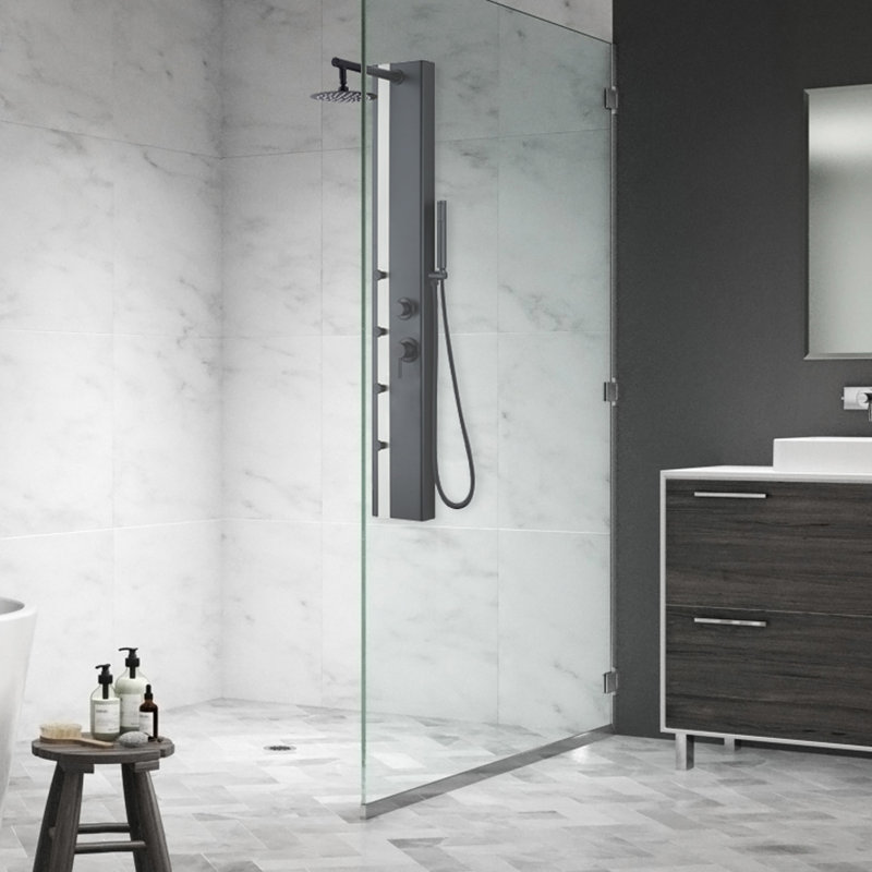 Panneau de douche avec pomme de douche Eclipse, 2.5