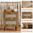  15.7"W Modern Set of 2 Wood Nightstands, Bedside Tables for Bedroom-1062879100