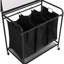 Rosembert Metal Laundry Room Organizer with Wheels
