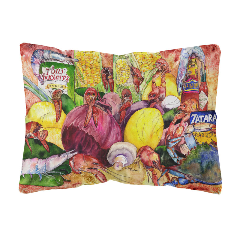  Coussin intérieur / extérieur Crawfish with Spices and Corn