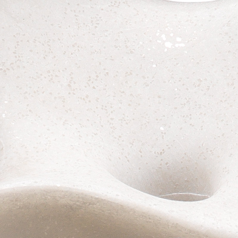 Obscure Resin Table Lamp, White