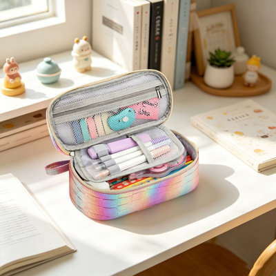 Grande trousse à crayons pour filles Garçons