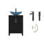 Meuble-lavabo autoportant avec lavabo
