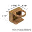 Teak Folding Insulated Drink Holder