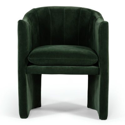 Fauteuil en velours Kidman