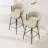 360°Swivel Bar Chairs Set Of 2, Equipped With Soft Cushioned Backrest Counter Stool-925333129