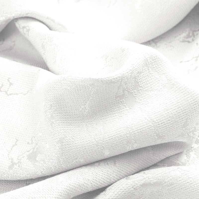 Ensemble de rideau Cosmo Shimmer, Blanc