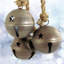 Ensemble de 6 décorations en forme de clochettes de Noël avec boucles décoratives World