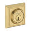 Chamfered Square Deadbolt Double Cylinder Deadbolt in Venetian Bronze-2056267229