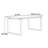 Nordic home rectangular dining table-110961478