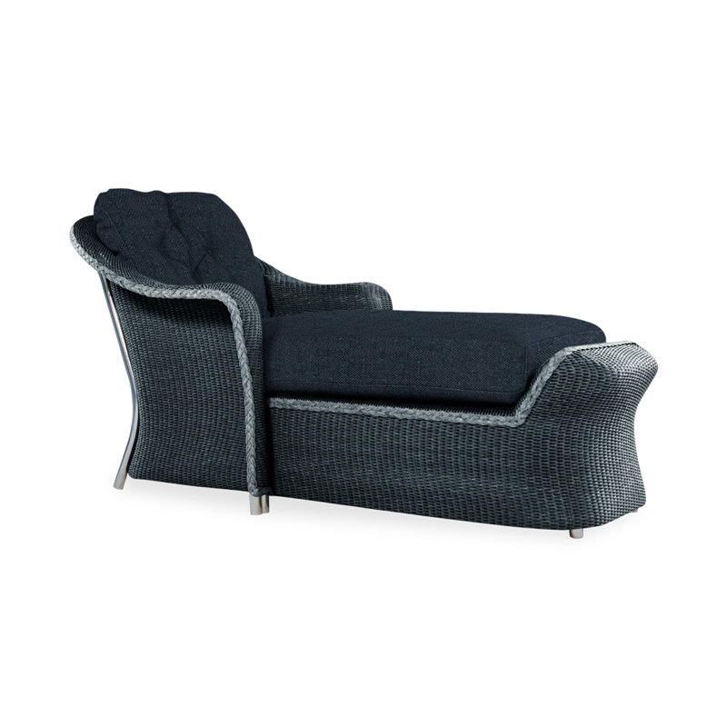 Reflections Outdoor Chaise Lounge, Sailcloth Salt, Mink