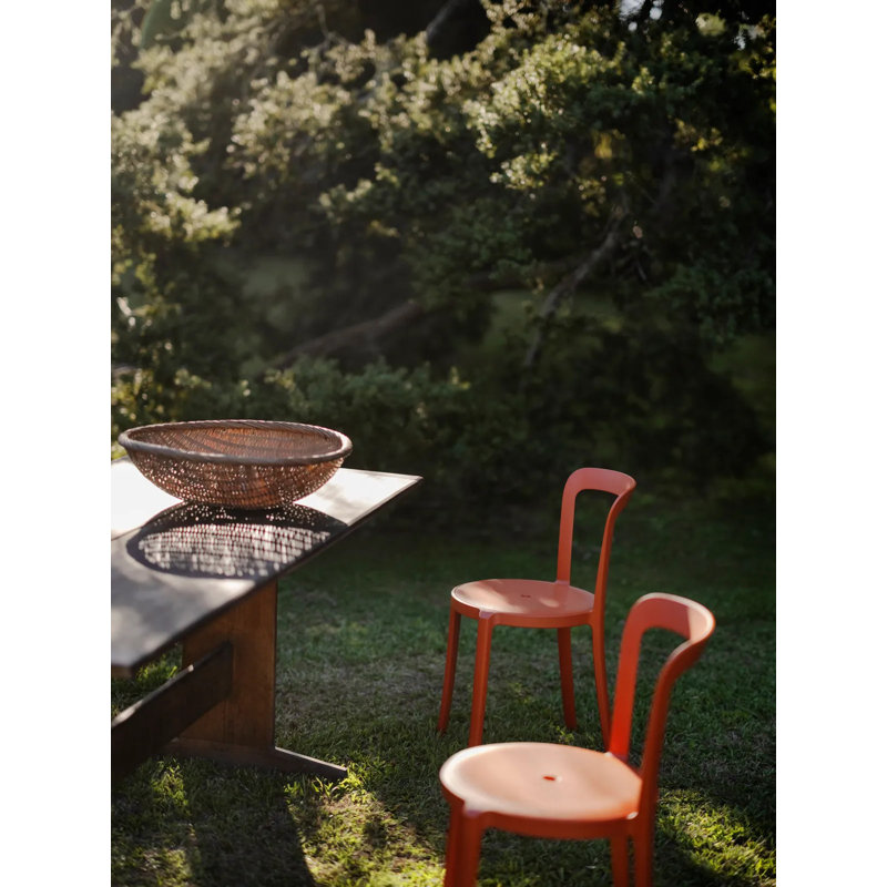 On & On Recycled PET Side Chair by E. Barber and J. Osgerby, Orange