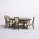 Aisja 6 - Person Extendable Trestle Dining Set