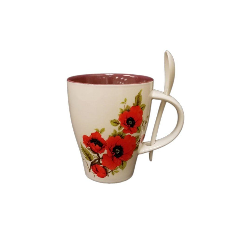 Ensemble de tasses à café 2 pièces à fleurs dépilée Arnett