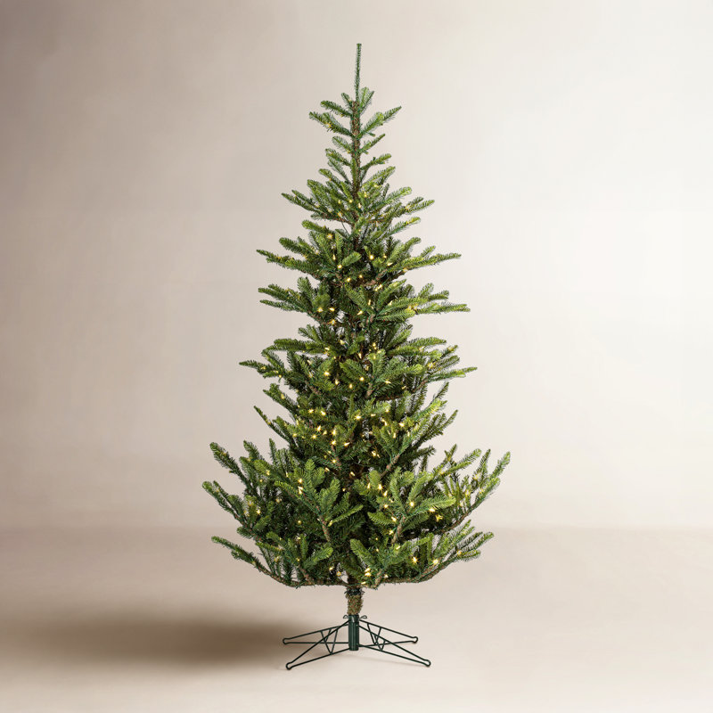 Pre-Lit Spruce Christmas Tree, 10' H, Warm White LED
