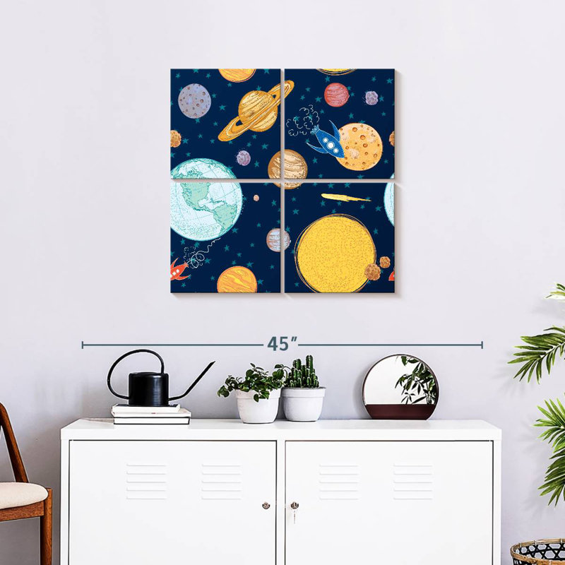 Oberle Space Journey Pattern, 26" H x 26" W
