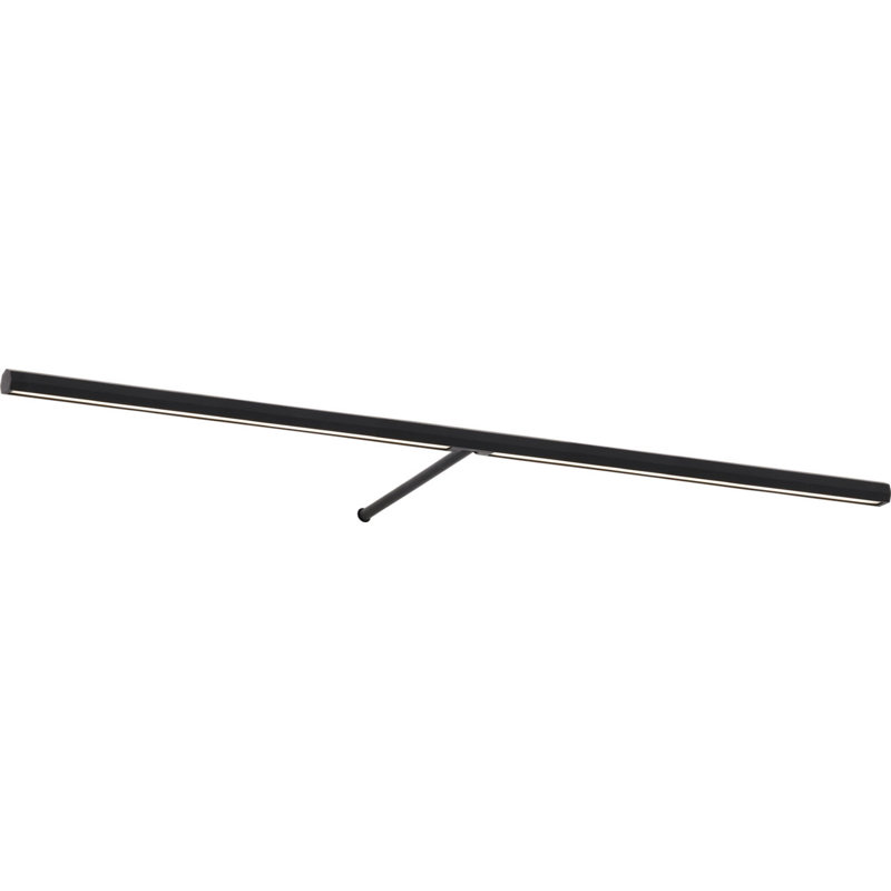 Plural Faceted Picture Light, Nightshade Black, 0.7" H x 30" W x 8.9" D, 20.8
