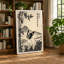 Cat Among Bamboo Japandi - Wrapped Canvas-1165127732-1165127729