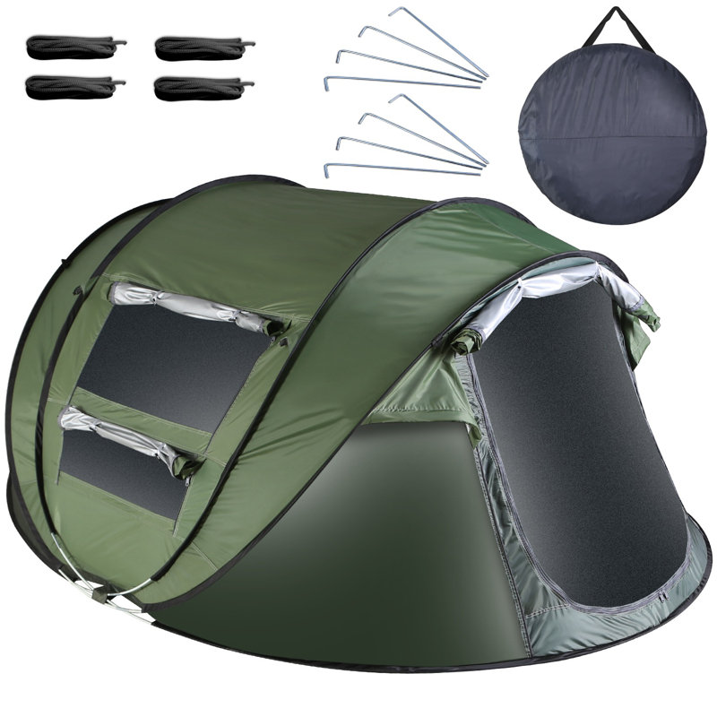 Tente escamotable pour 5 à 8 personnes, Vert