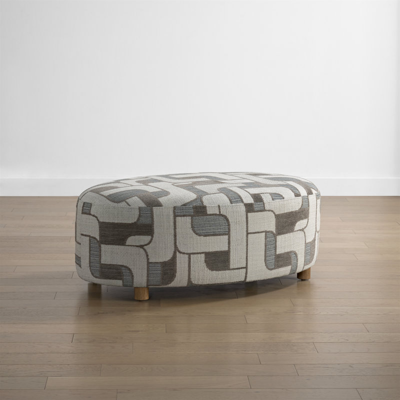 Josie Oval Ottoman