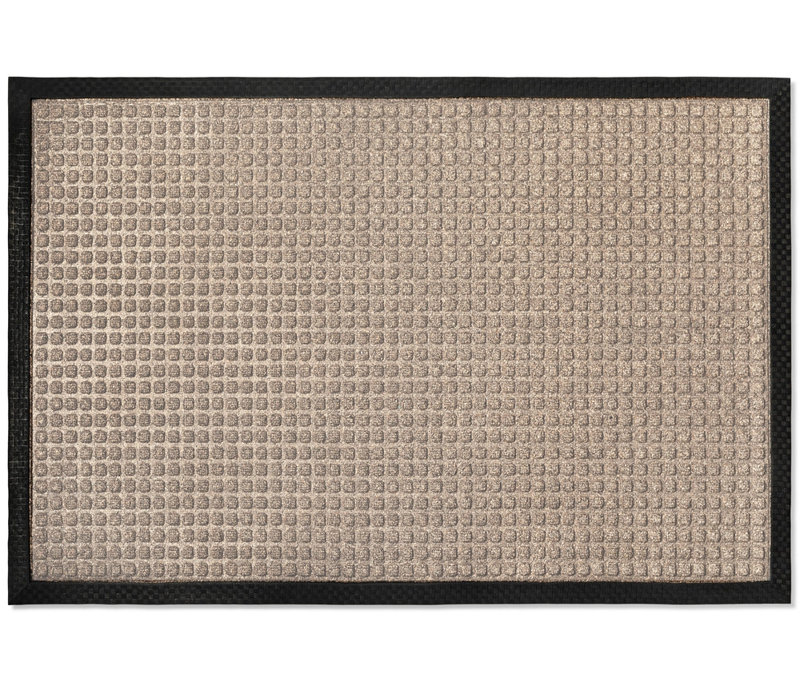 Zoeey Commercial Non-Slip Outdoor Door Mat, 36" W x 60" L, Black