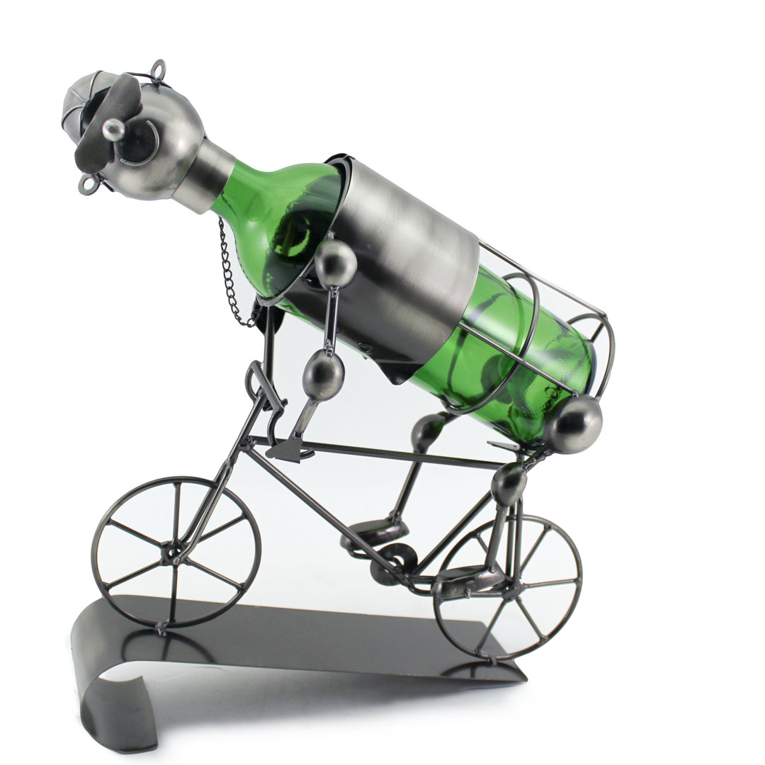 Stefany Tabletop Wine Bottle Rack in Silver Wine Bodies