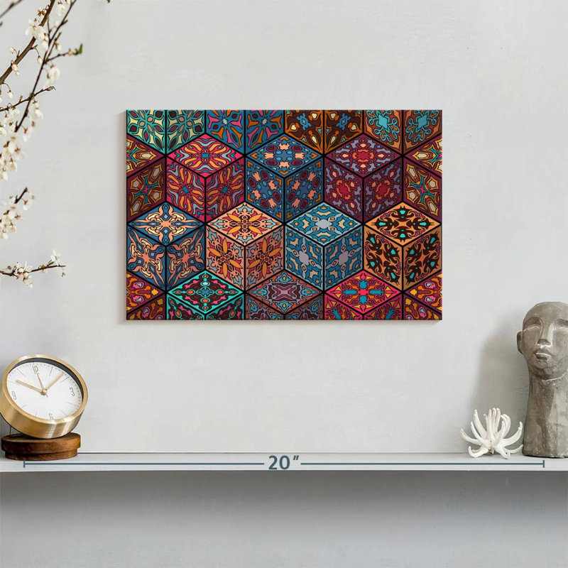 Cubes de mandala Kerner, H 8 po x l 12 po