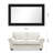Rectangle Leather Floor Mirror-19763671