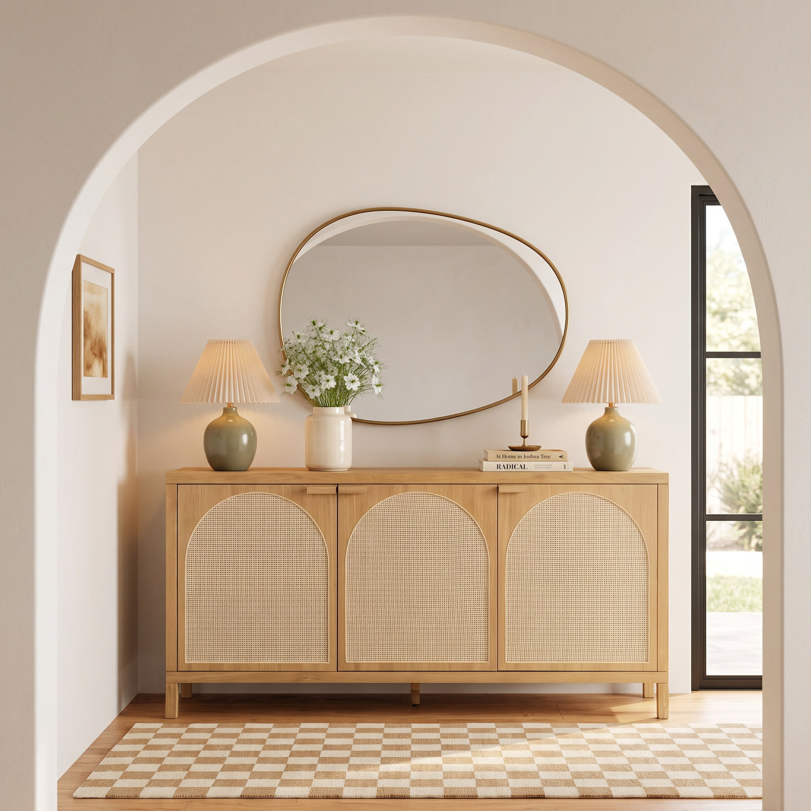 Roma Oak Sideboard