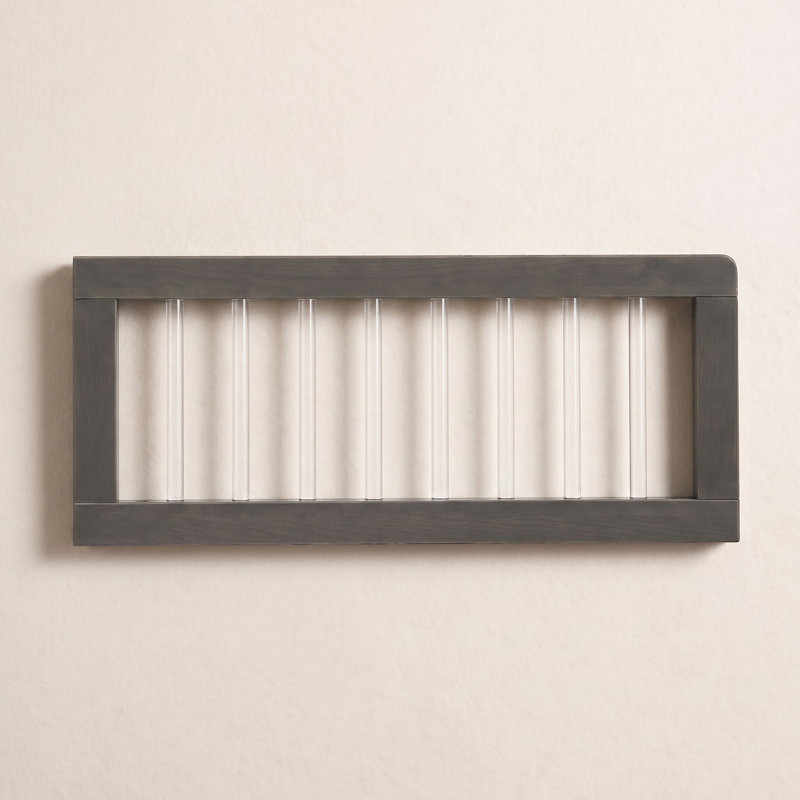 Vienna Toddler Guardrail, Darkwash Ash With Acrylic