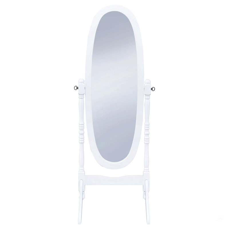 Dunne White Cheval Mirror